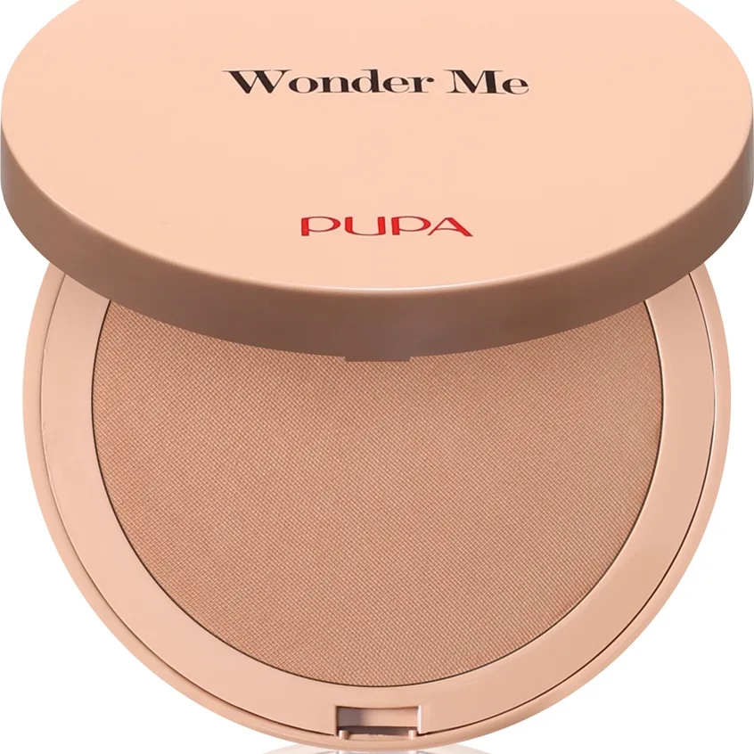 PUPA Milano Wonder Me Bronzer kiinteä ruskettava puuteri täydelliseen ihoon sävy 001 - Light Neutral 7.5 g