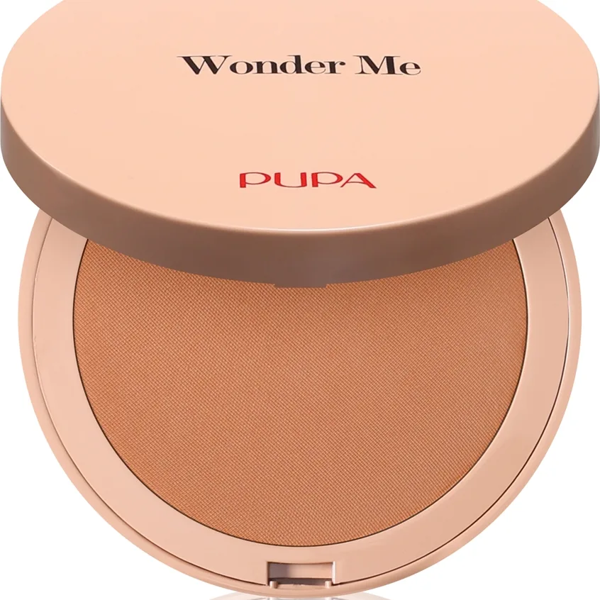 PUPA Milano Wonder Me Bronzer kiinteä ruskettava puuteri täydelliseen ihoon sävy 004 - Dark Warm 7.5 g