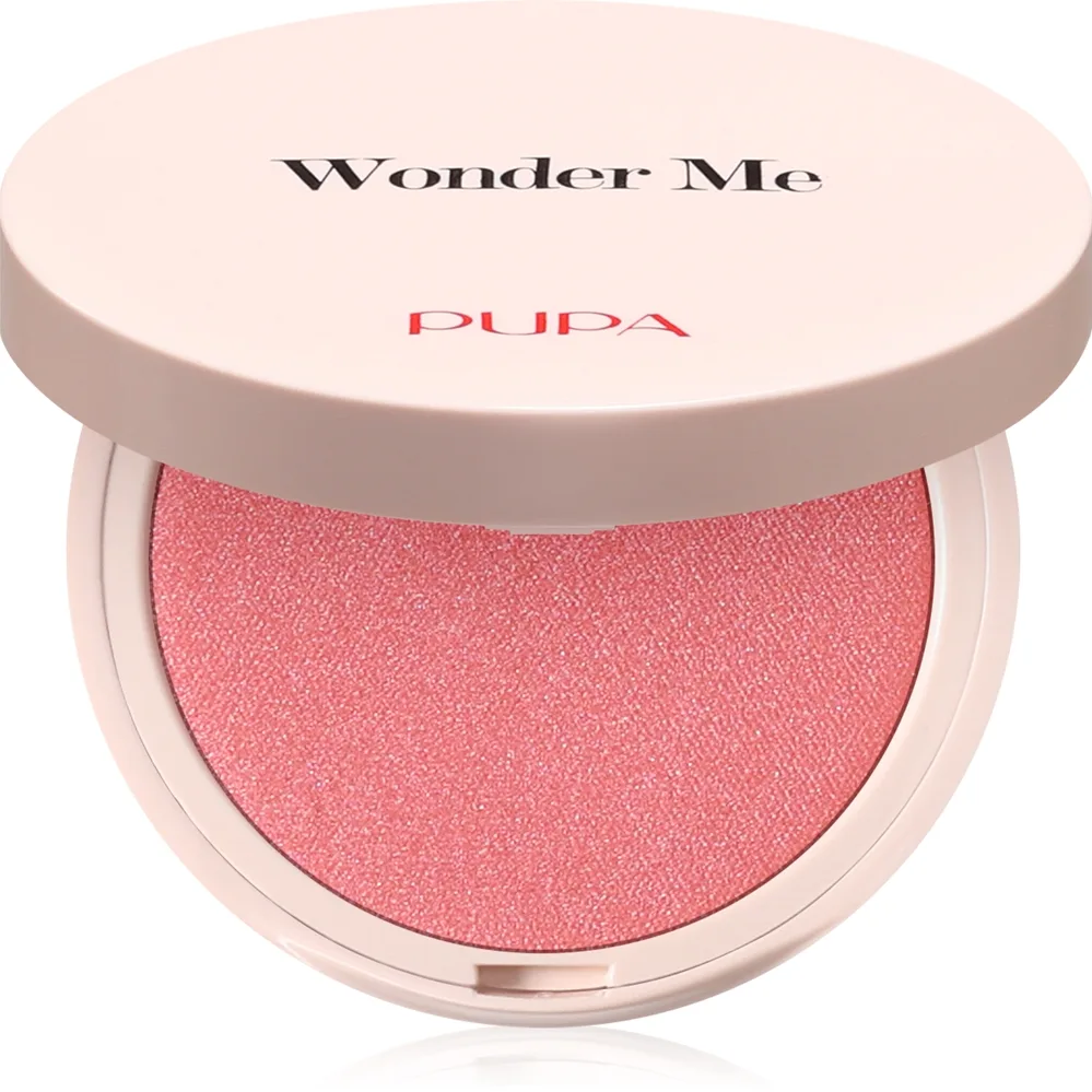 PUPA Milano Wonder Me Natural Effect Blush puristeposkipuna luonnolliseen ilmeeseen sävy 002 Hug Me - Glow 4 g