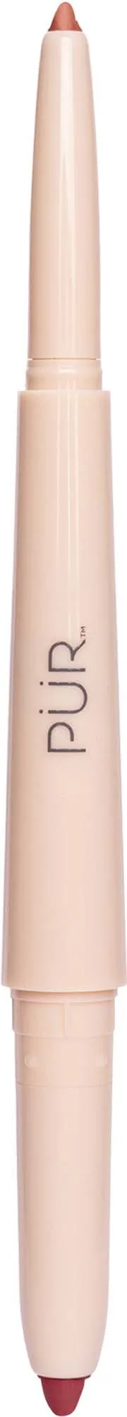 PÜR Silky Sculpt Creamy Dual Ended Lip Liner Pencil Rose Latte