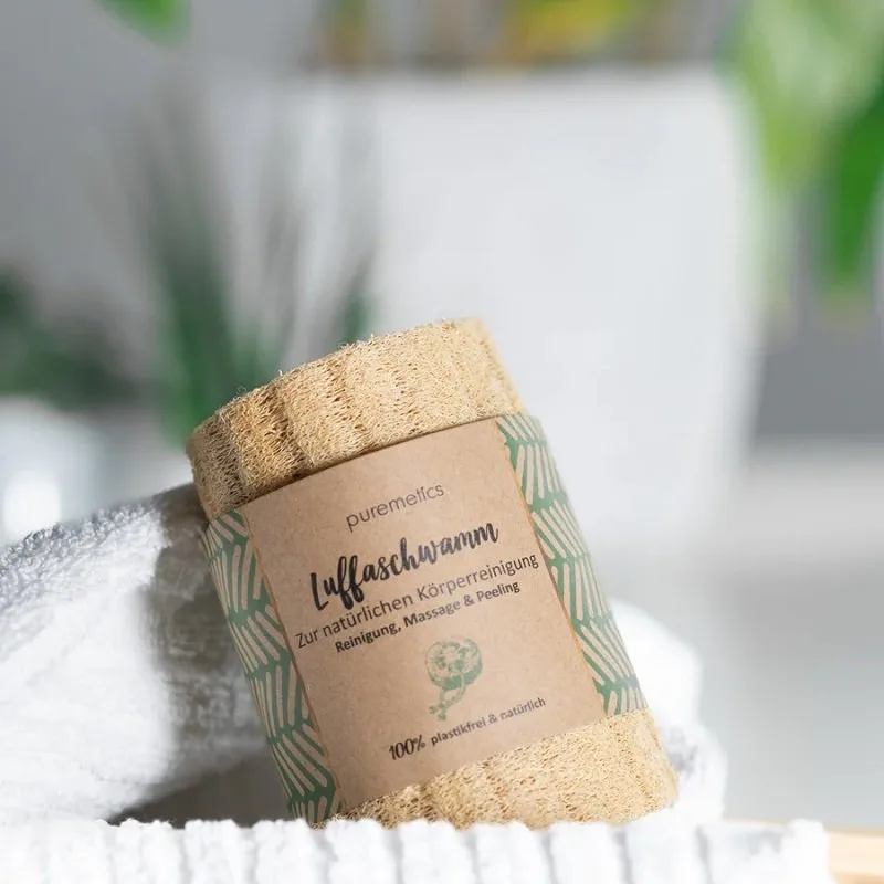 Puremetics - Loofah Massage & peeling svamp - Stor