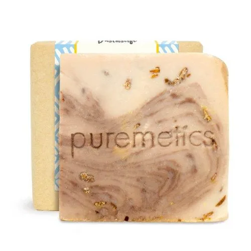 UDGÅR AF SORTIMENT - puremetics - Soft Peeling Sæbebar med havre