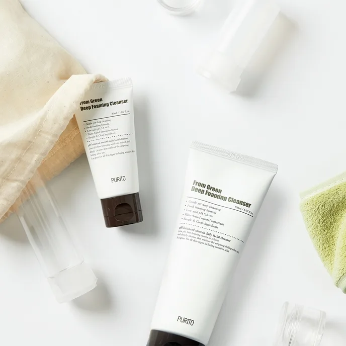 Purito From Green Djupt rengörande mousse för ansikte 150 ml