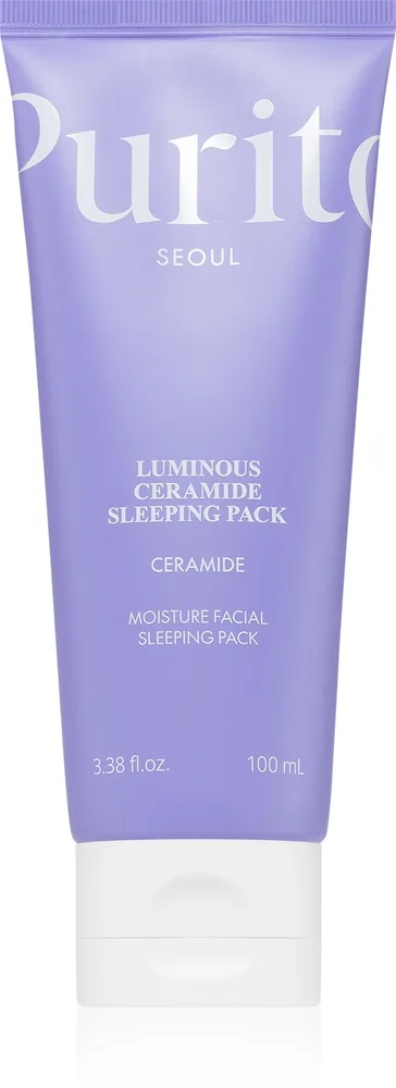 Purito Luminous Ceramide Sleeping Pack Fugtgivende natcreme Med ceramider 100 ml
