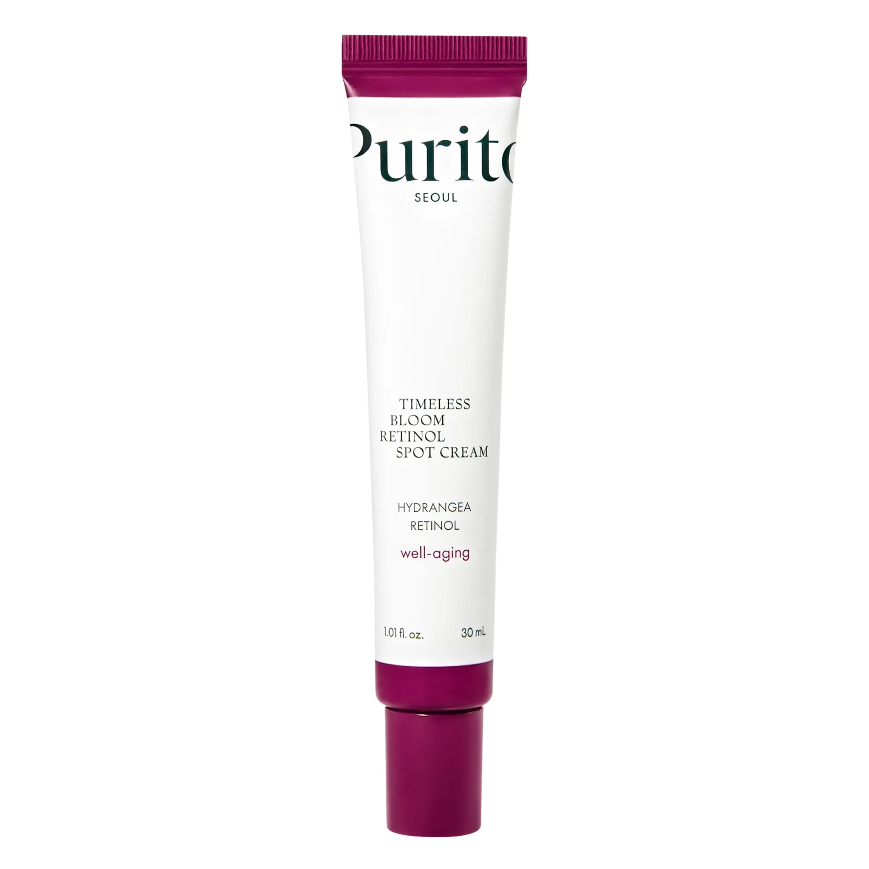 Purito Timeless Bloom Retinol Spot Cream täsmähoito silmänympärysten ryppyjen ehkäisyyn 30 ml