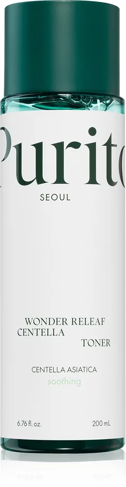 Purito Wonder Releaf Centella Toner Fugtende toner Til at lindre og styrke sensitiv hud 200 ml