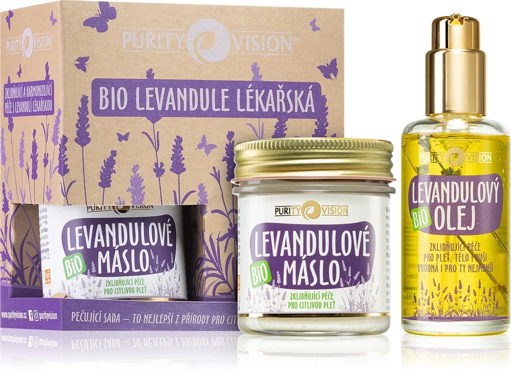 Purity Vision BIO Lavender Presentförpackning med lavendel
