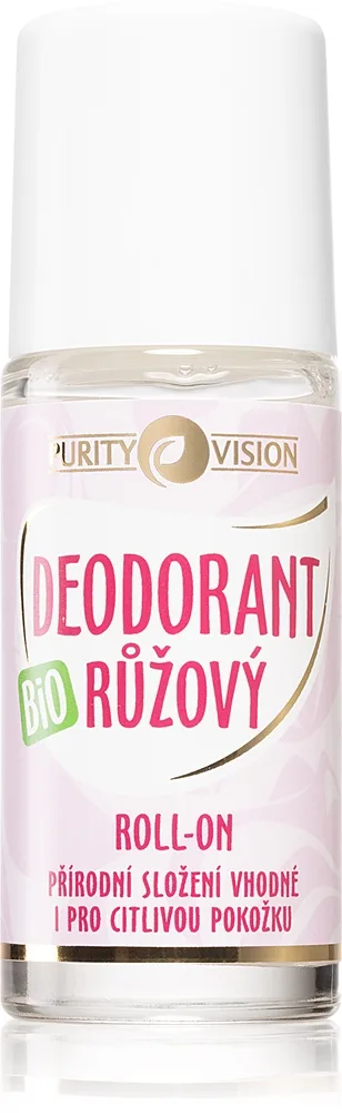 Purity Vision BIO Roll-On Deodorant med rosenvand 50 ml