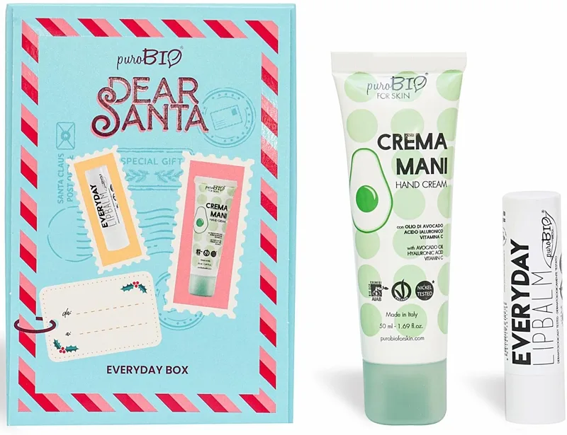 puroBIO Cosmetics Dear Santa Everyday Box Presentförpackning 2 st.