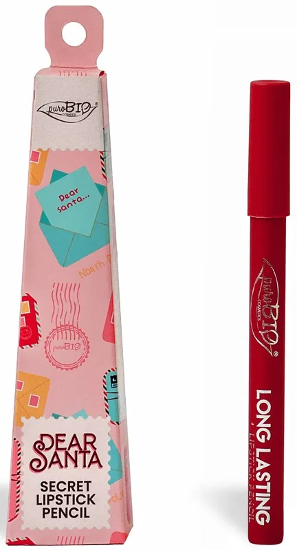 puroBIO Cosmetics Dear Santa SECRET Långvarig läpp-liner i en presentförpackning Skugga 013 3 g