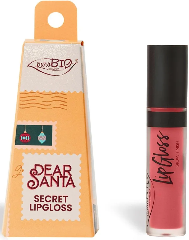 puroBIO Cosmetics Dear Santa SECRET Långvarig läppglans i en presentförpackning Skugga 044 4.4 ml