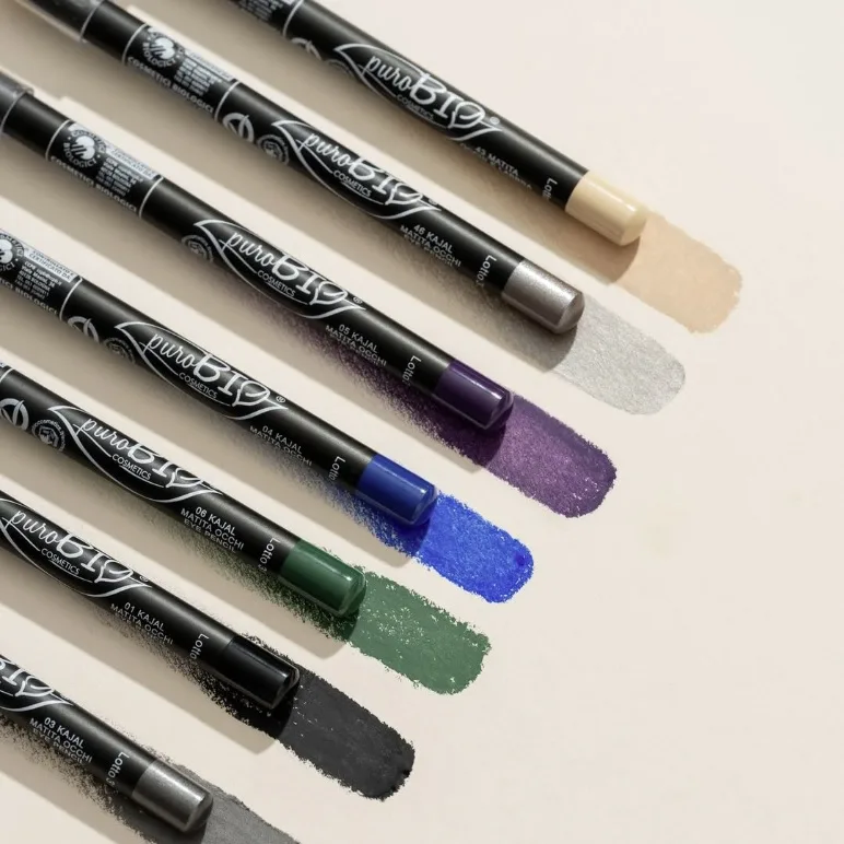 puroBIO Cosmetics - Eyeliner metallic grå 03