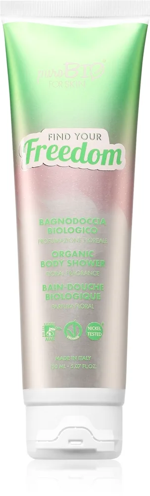 puroBIO Cosmetics For Skin Find Your Freedom Krämig duschgel 150 ml