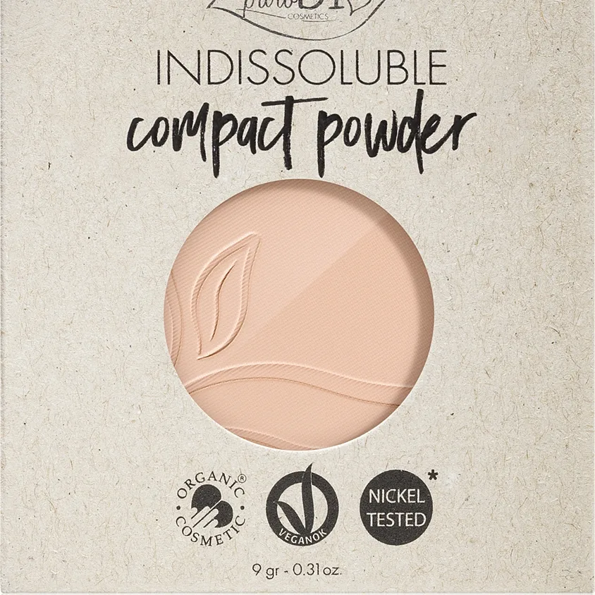 puroBIO Cosmetics Indissouble Kompakt pudder Genopfyldning Skygge 01 9 g