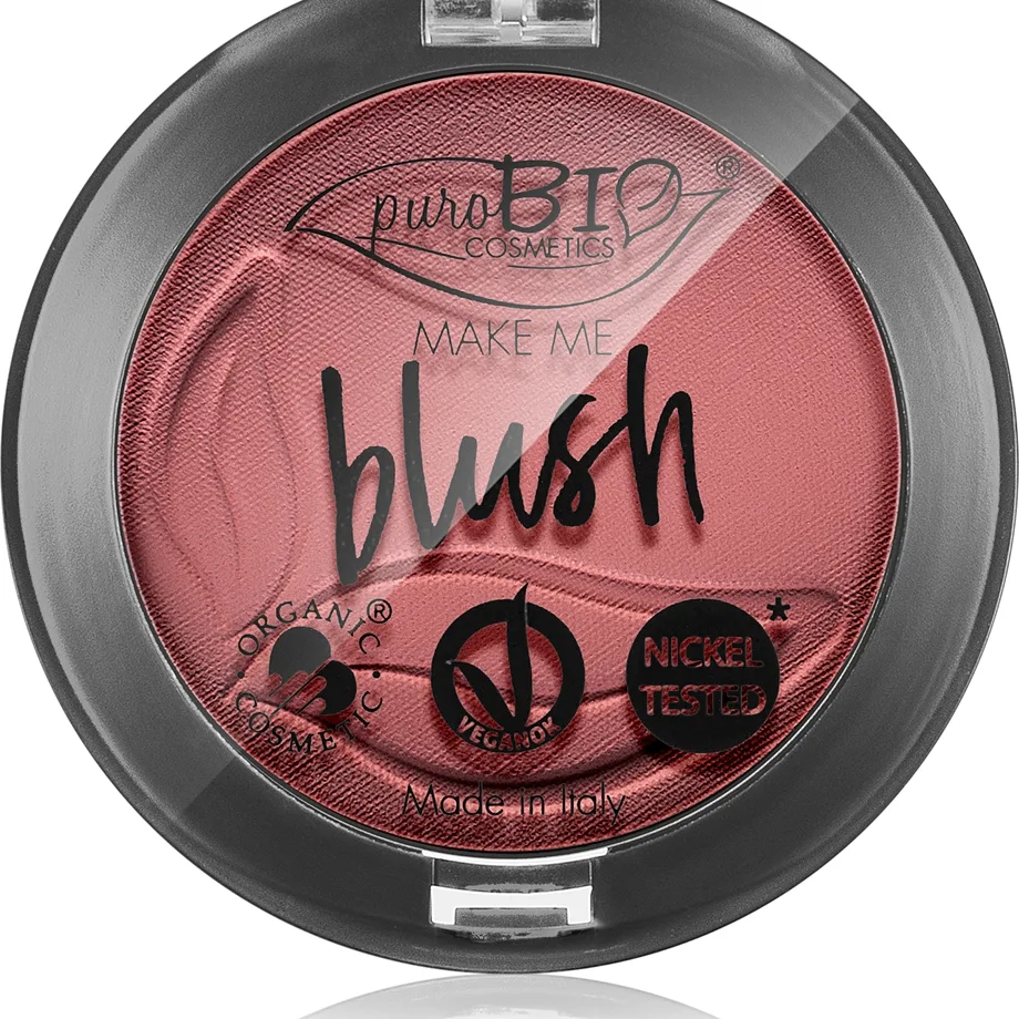 puroBIO Cosmetics Long-lasting Blush Puderborste Skugga 06 Cherry Blossom 5,2 g