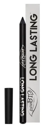 puroBIO Cosmetics Long Lasting Eyeliner Långvarig ögonpenna Skugga Black 1,3 g