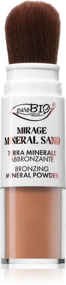 puroBIO Cosmetics Mirage Mineral Sand Bronzingspuder med mineraler för ansikte och kropp Skugga 3.5 g