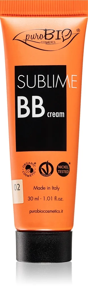 puroBIO Cosmetics Sublime feuchtigkeitsspendende BB Creme Farbton 02 30 ml