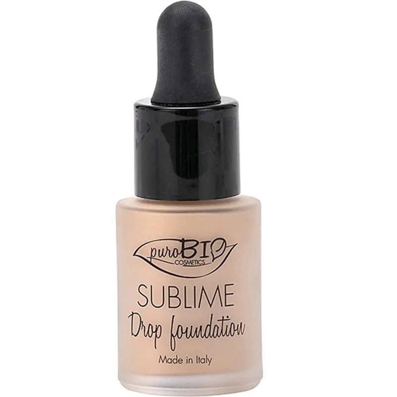 puroBIO Cosmetics - Sublime drop foundation spf10 - 02