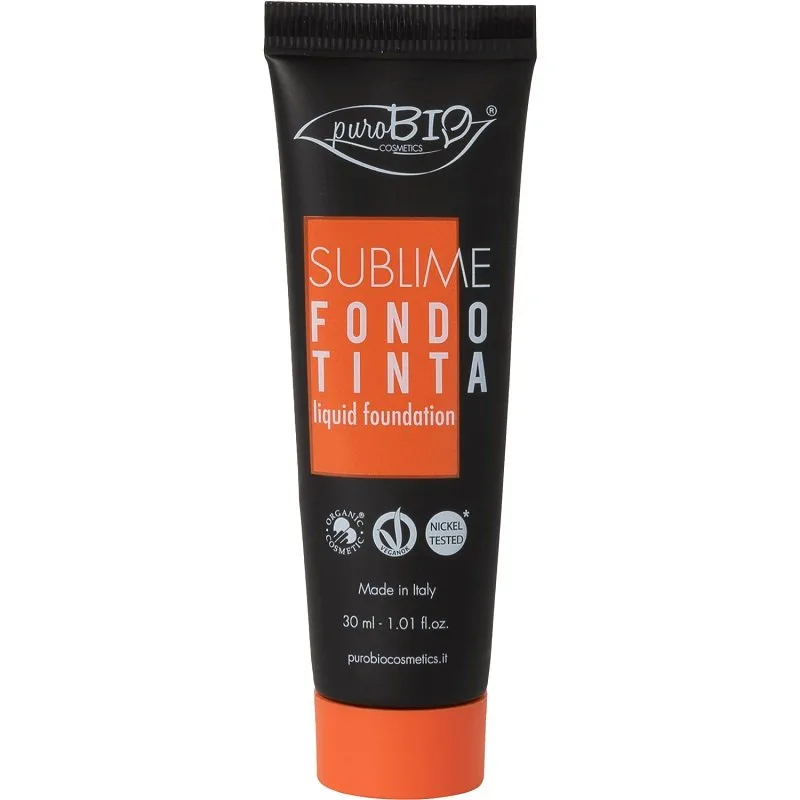 puroBIO Cosmetics Sublime Flydende foundation Skygge 01 30 ml