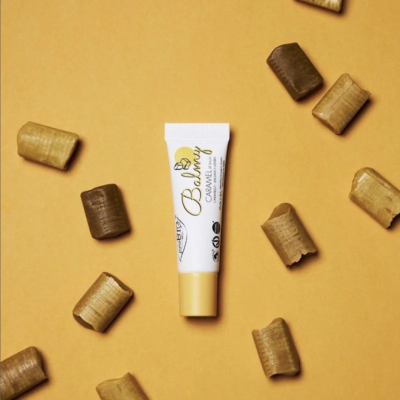 UDGÅR AF SORTIMENT - PuroBIO Cosmetics - Balmy Lip Balm - Caramel