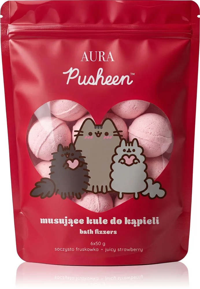 Pusheen Aura Badebombe 6x50 g