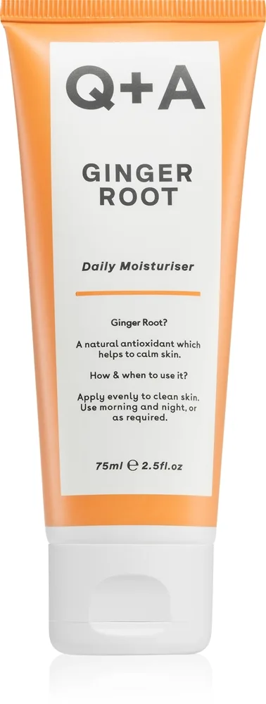 Q+A Ginger Root Daily Moisturiser - 75 ml.