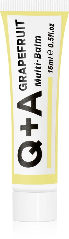 Q+A Grapefruit monikäyttöinen balsami huuliin 15 ml