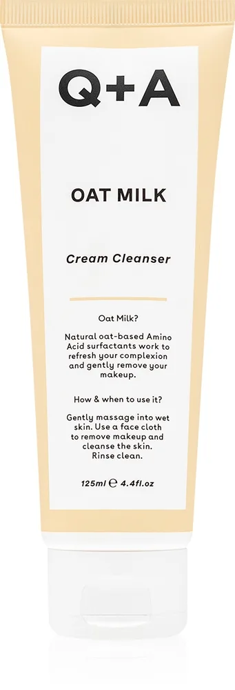 Q+A Oat Milk Mild sminkborttagningskräm 125 ml