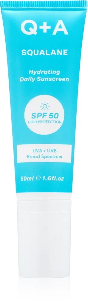 Q+A Squalane Hydrating Face Sunscreen SPF 50 - 50 ml