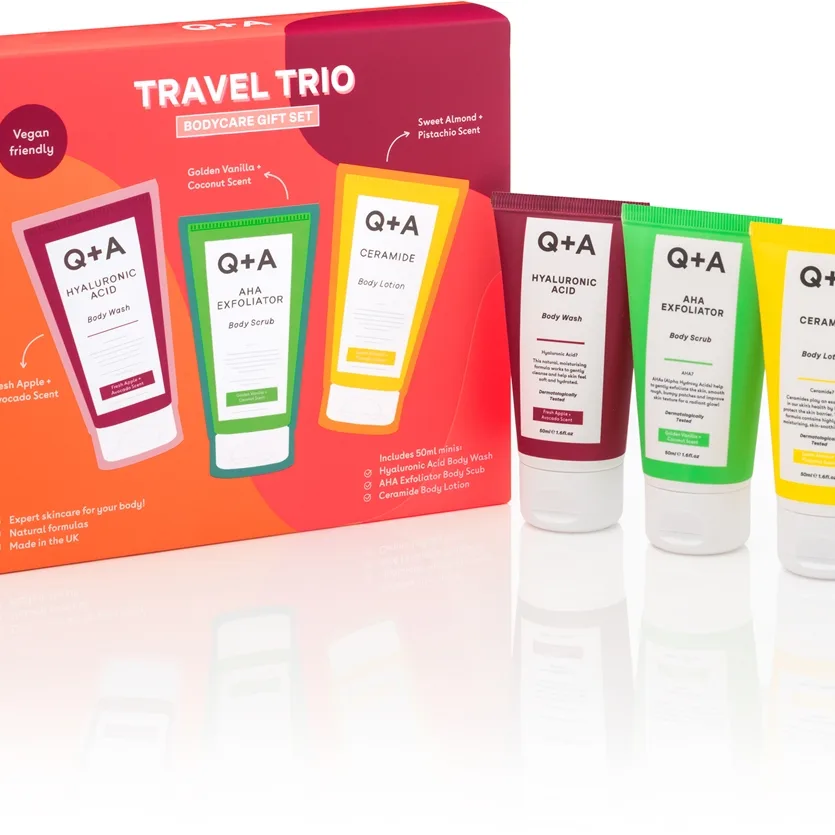 Q+A Travel Trio Presentförpackning för kropp