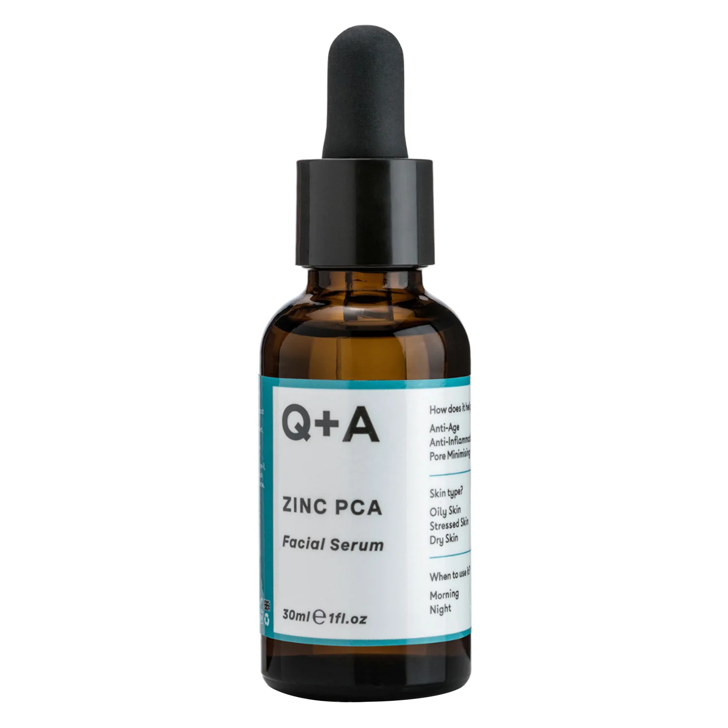 Q+A Zinc PCA Facial Serum 30 ml
