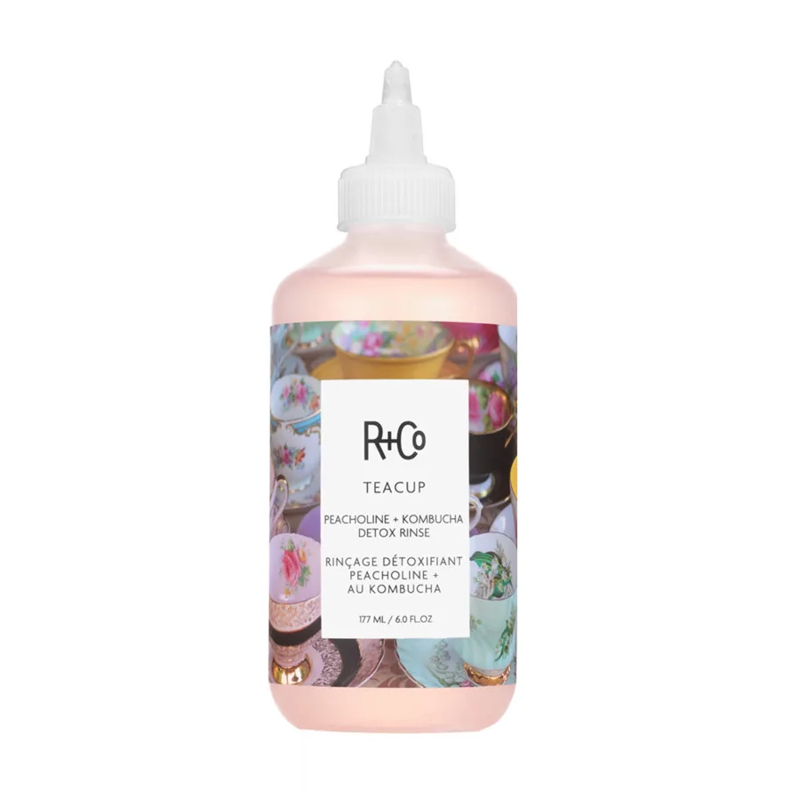R+Co Teacup Peacholine + Kombucha Detox Rinse 177ml