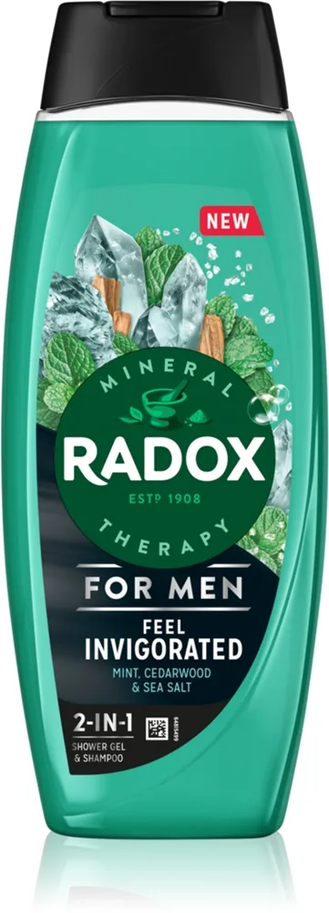 Radox Feel Invigorated Kroppstvätt för män 2-i-1 450 ml