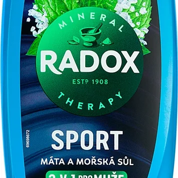 Radox Mineral Therapy Kroppstvätt för män Maxi Mint & Sea Salt 450 ml