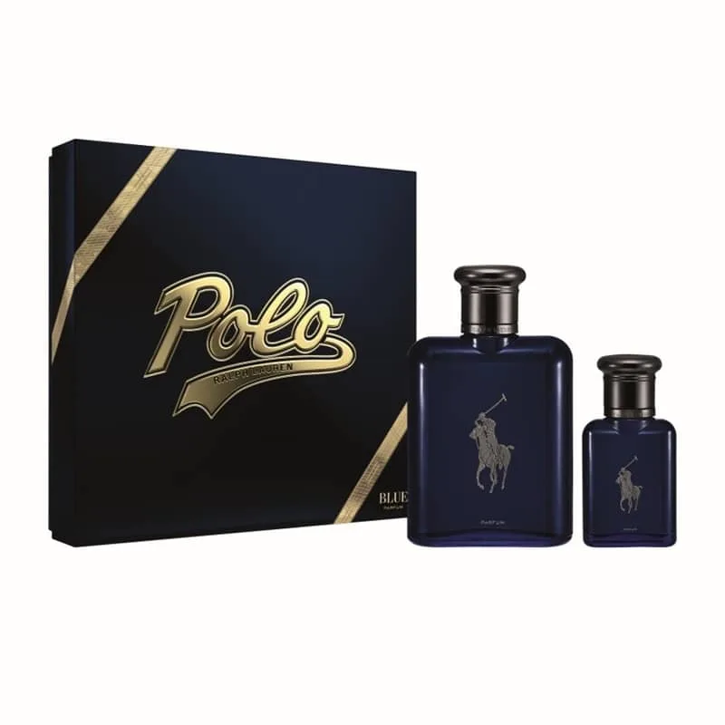 Giftset Ralph Lauren Polo Blue Parfum 125ml + Parfum 40ml