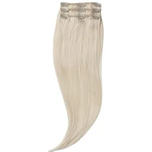 Rapunzel of Sweden Classic Clip-ins Straight / Light Volume / 3 pieces 10.7 Light Grey 50 cm Hiustenpidennys