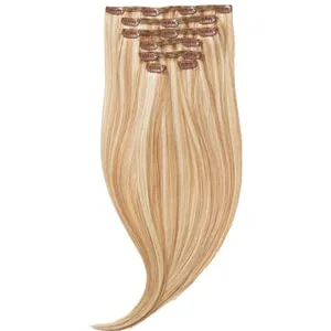 Rapunzel of Sweden Classic Clip-ins Straight / Medium Volume / 7 pieces M7.4/8.0 Summer Blonde 40 cm Hiustenpidennys
