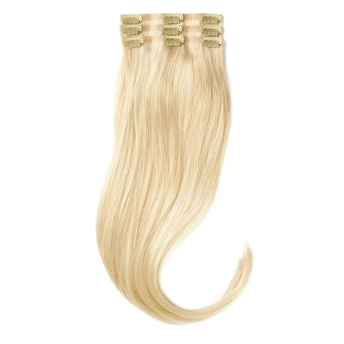 Rapunzel of Sweden Invisible Clip-ins Straight / Light Volume / 3 pieces 50 cm 10.8 Light Blonde