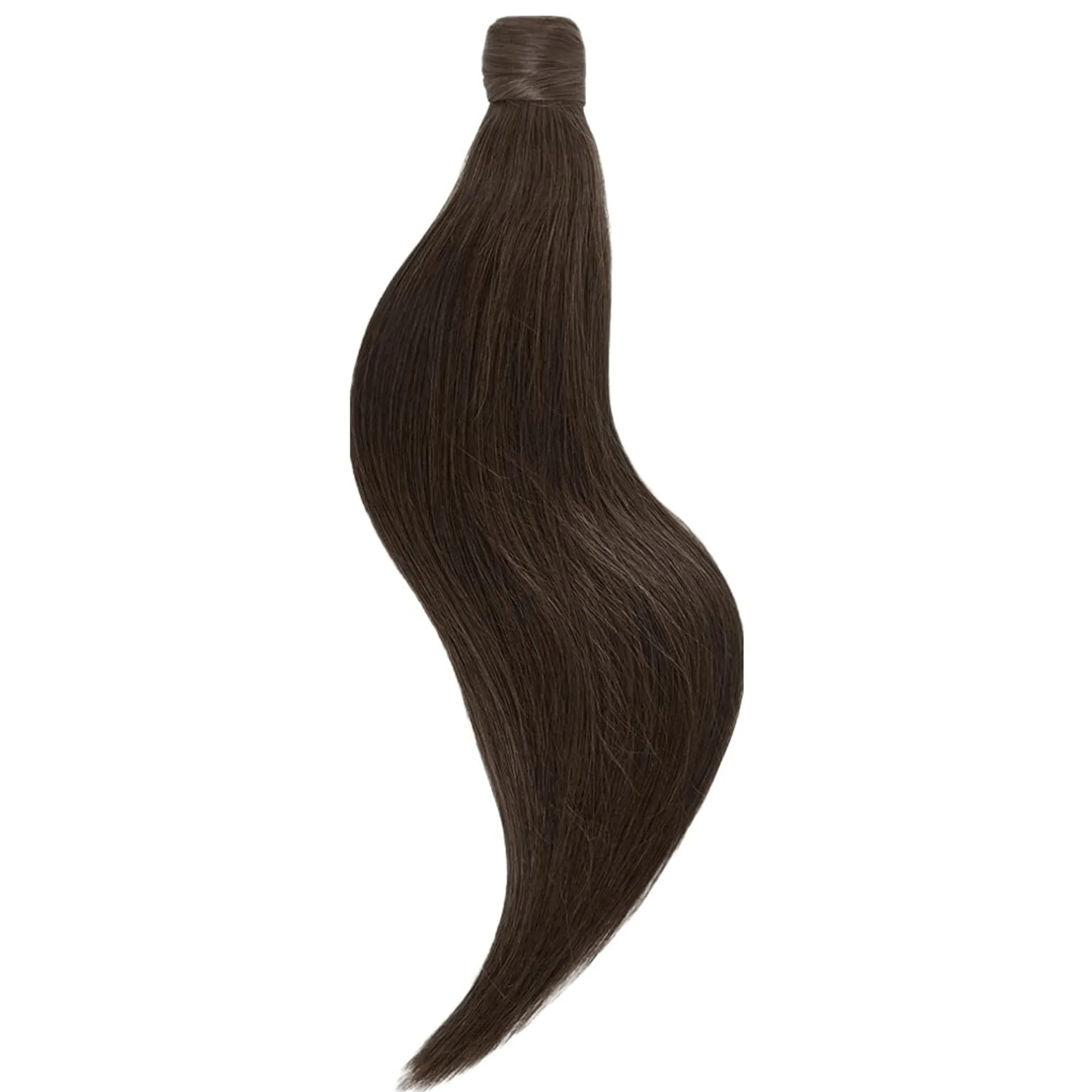Rapunzel of Sweden Ponytail Straight / Clip-in / Medium Volume 2.3 Chocolate Brown 50 cm Hiustenpidennys