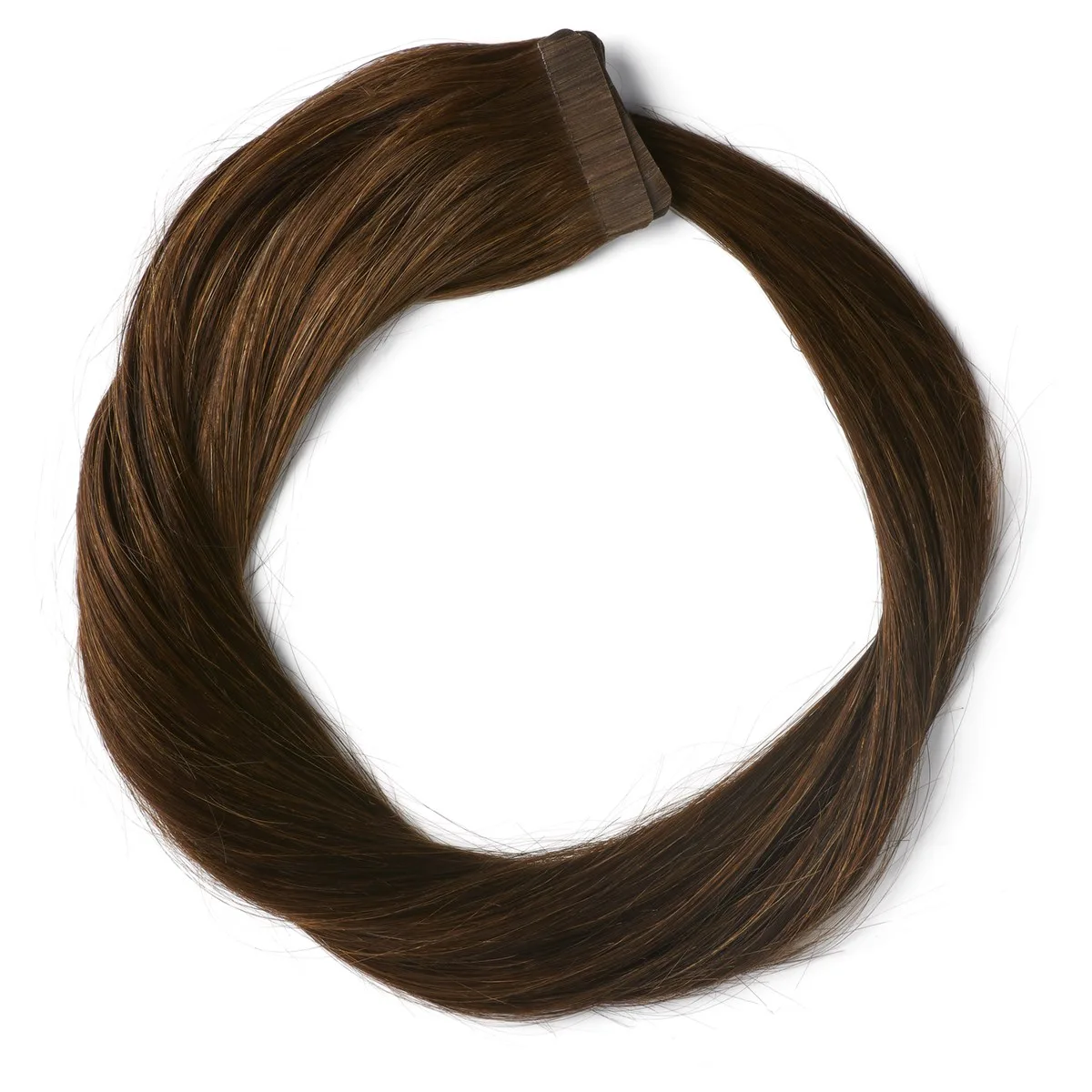 Rapunzel of Sweden Premium Tape Extensions Straight / Classic Tape 4 cm / 8 pieces 50 cm 2.0 Dark Brown