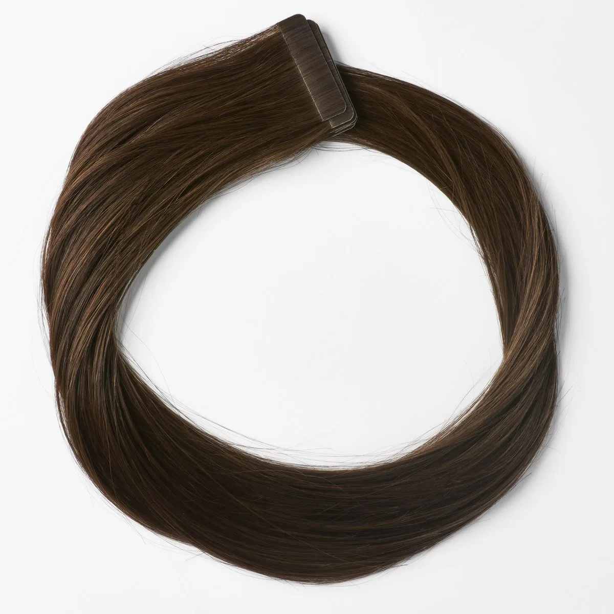 Rapunzel of Sweden Premium Tape Extensions Straight / Classic Tape 4 cm / 8 pieces 50 cm 2.2 Coffee Brown