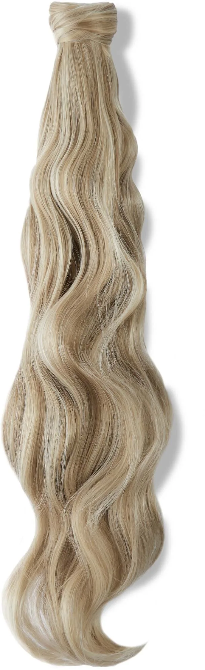 Rapunzel of Sweden Vegan Ponytail Beach Wave / Clip-in / Medium Volume 40 cm M7.3/10.8 Cendre Ash Blonde Mix