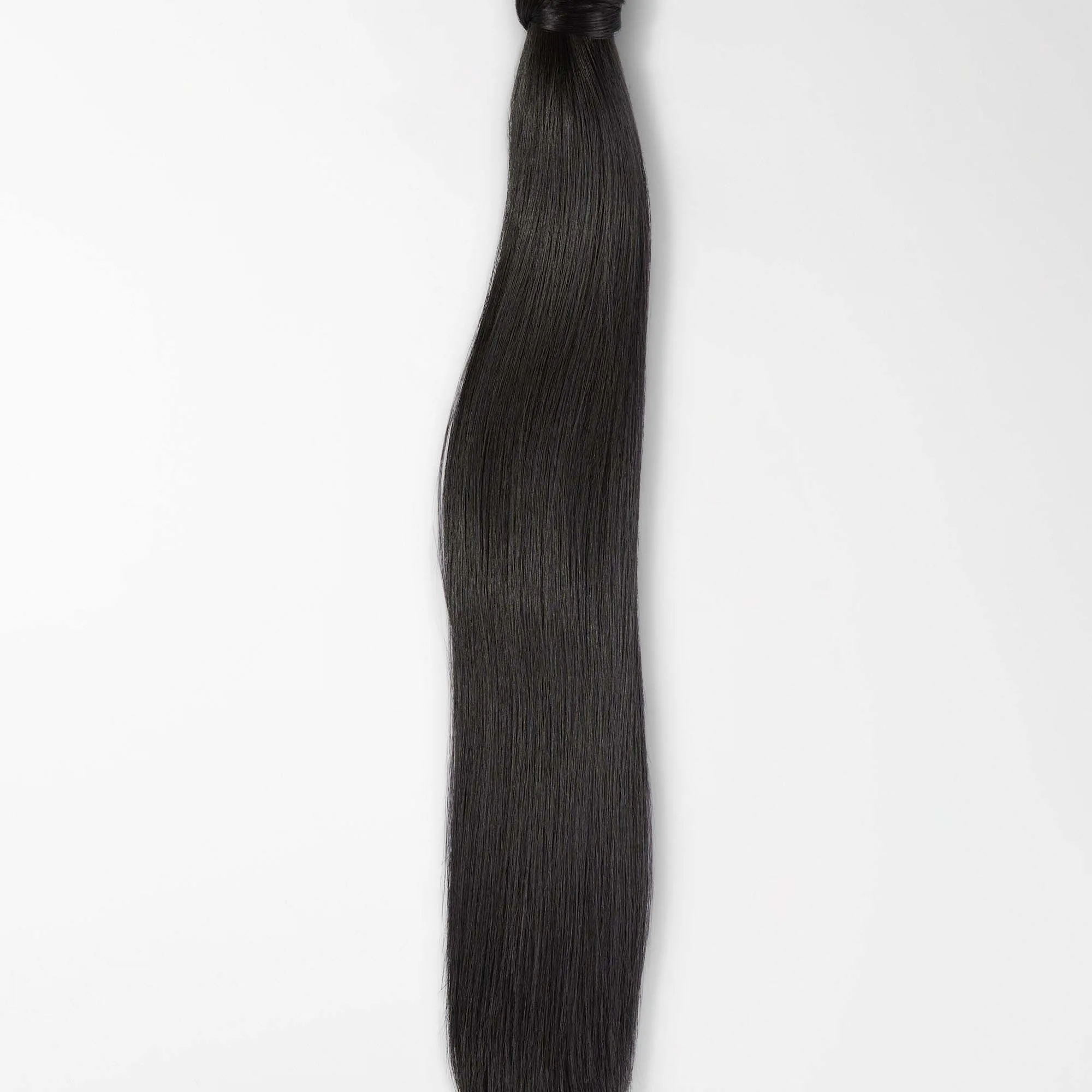 Rapunzel of Sweden Vegan Ponytail Straight / Clip-in / Medium Volume 40 cm 1.0 Black