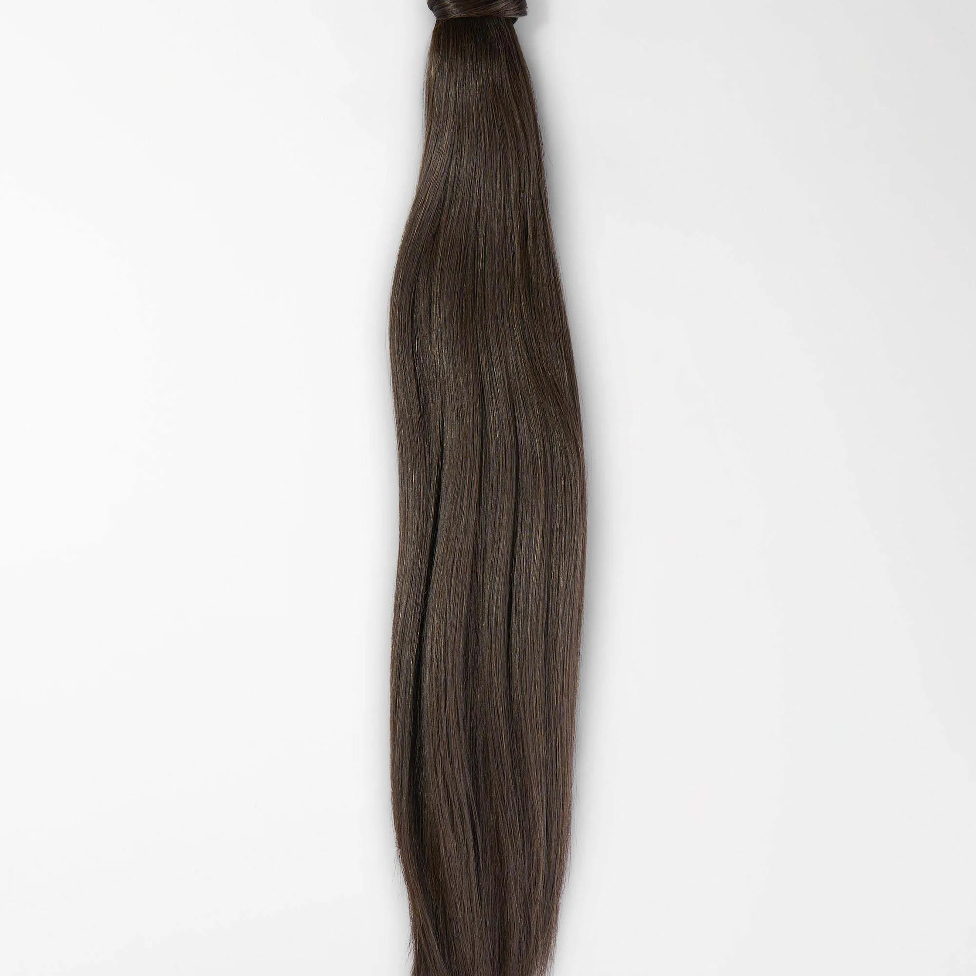 Rapunzel of Sweden Vegan Ponytail Straight / Clip-in / Medium Volume 40 cm 2.3 Chocolate Brown