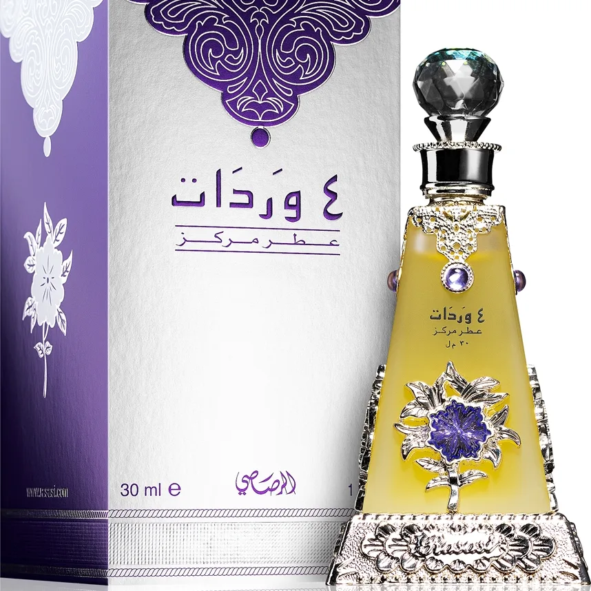 Rasasi Arba Wardat perfumed oil Unisex 30 ml