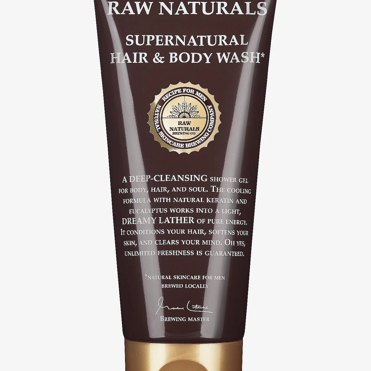 Raw Naturals Brewing Company 3 In 1 Supernatural Hair & Body Wash - Nude - 200 ml