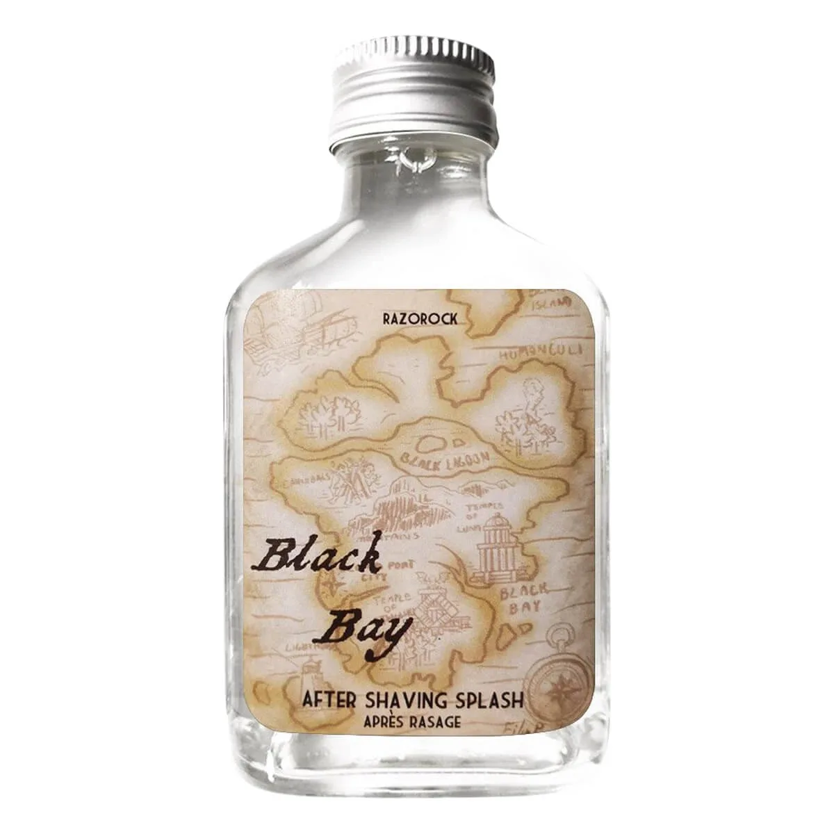 RazoRock Black Bay Aftershave Splash, 100 ml.