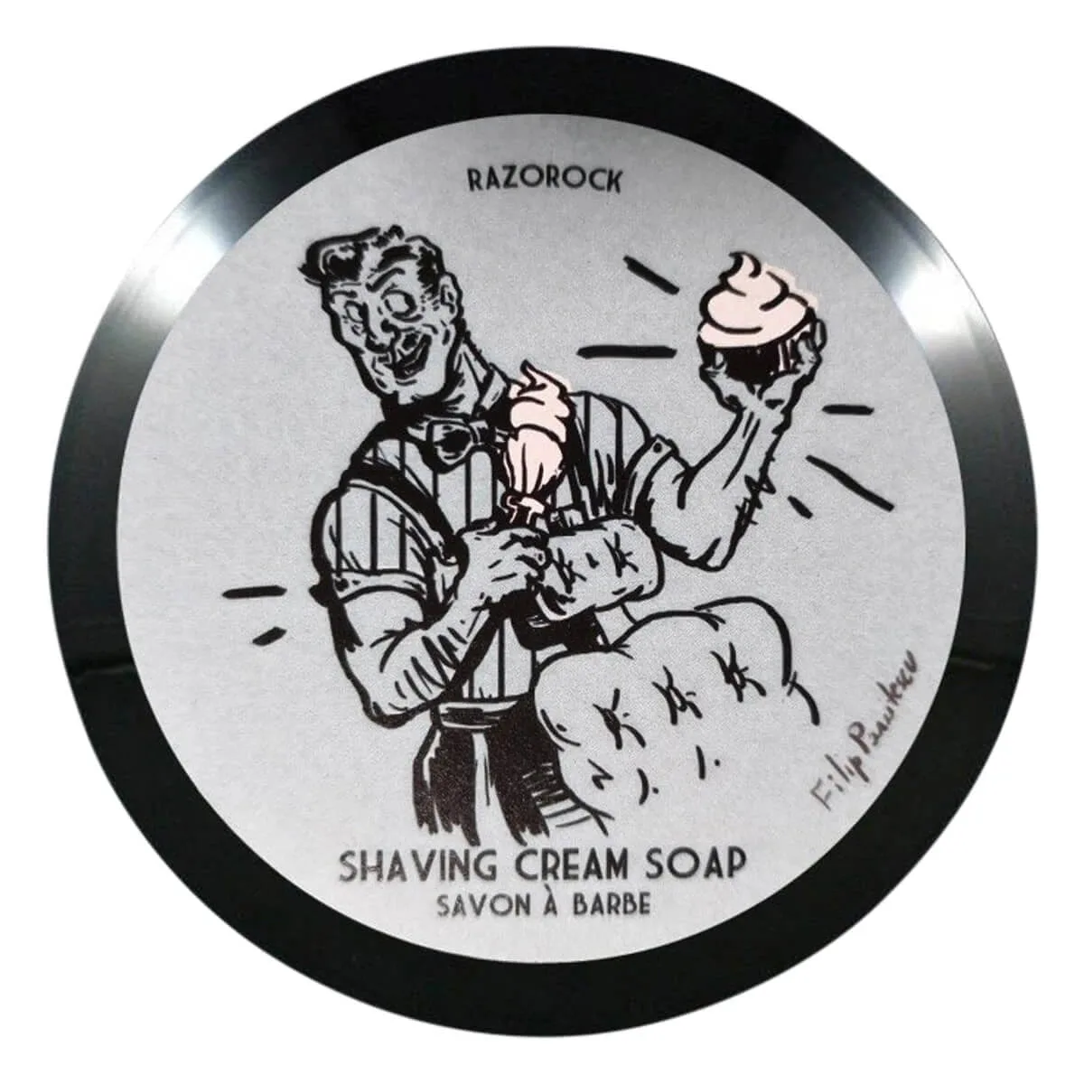 RazoRock Blue Barbershop Barbersæbe, 150 ml.