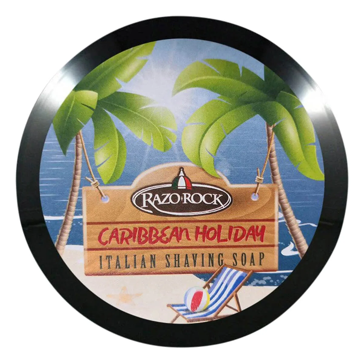 RazoRock Caribbean Holiday Barbersæbe, 150 ml.